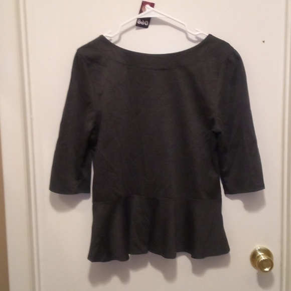NWOT - Bobeau Dark Grey Mid Sleeve Top - Size XL - Picture 5 of 5
